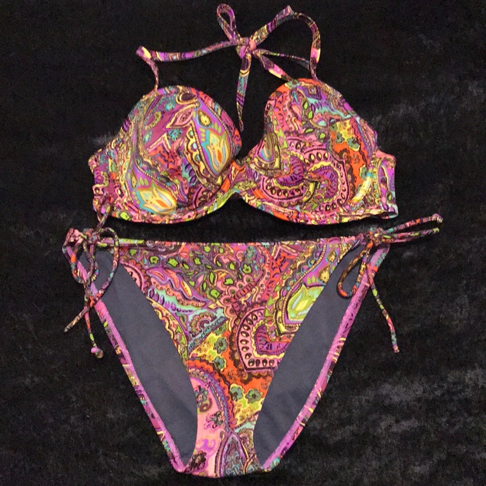 Victoria’s Secret Paisley Colorful Bikini